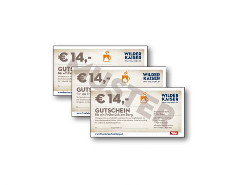 Frühstück am Berg Voucher